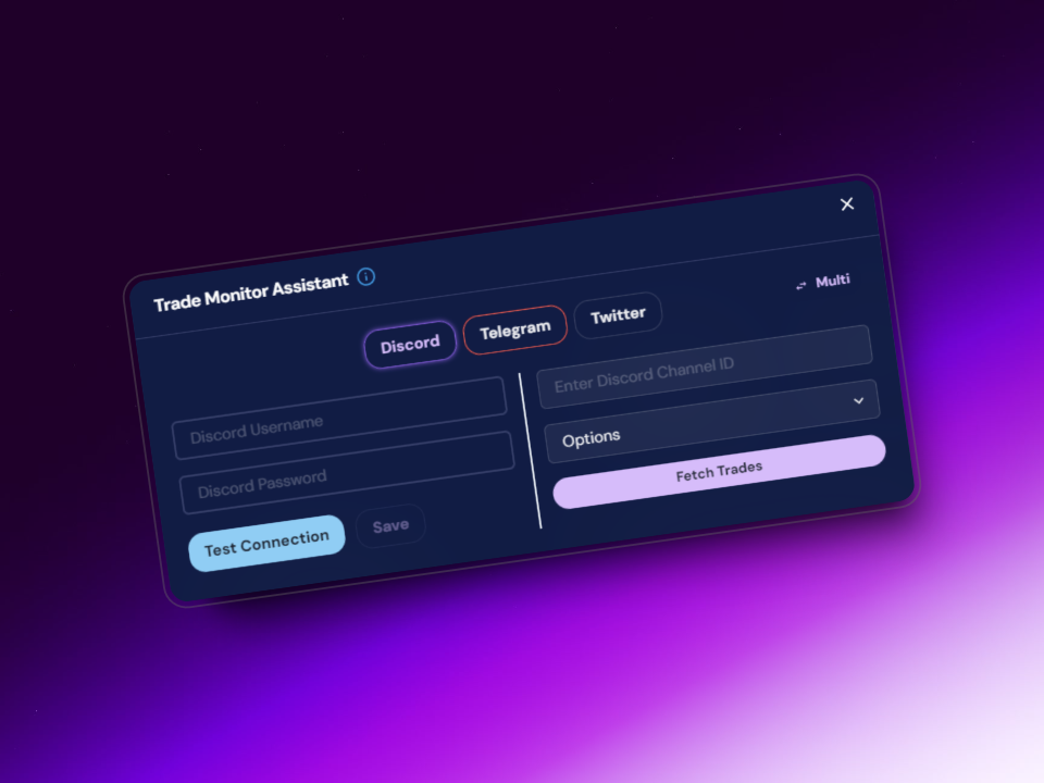 TradeLabs Telegram Integration Dashboard